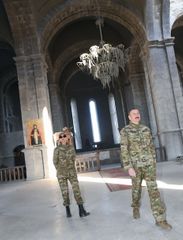 Президент Ильхам Алиев принял участие в закладке фундамента дороги Физули-Шуша и аэропорта, побывал в Шуше - ОБНОВЛЕНО-1