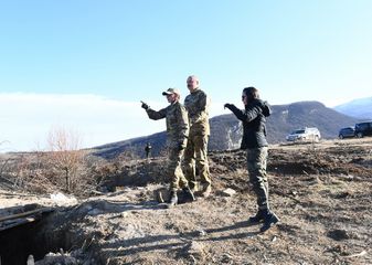 Президент Ильхам Алиев принял участие в закладке фундамента дороги Физули-Шуша и аэропорта, побывал в Шуше - ОБНОВЛЕНО-1