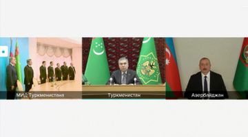 Состоялась встреча президента Ильхама Алиева и Гурбангулы Бердымухамедова в формате видеоконференции - ОБНОВЛЕНО
