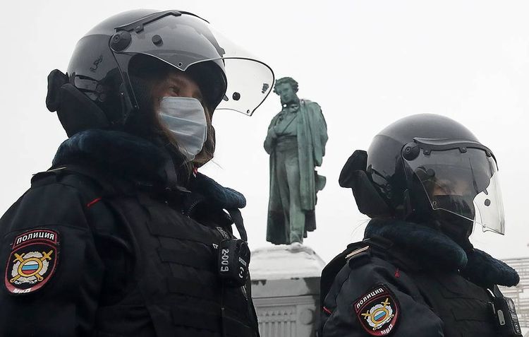 В Москве проходит несанкционированная акция протеста