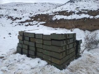 В прифронтовых районах Азербайджана обнаружено большое количество неразорвавшихся боеприпасов - ФОТО