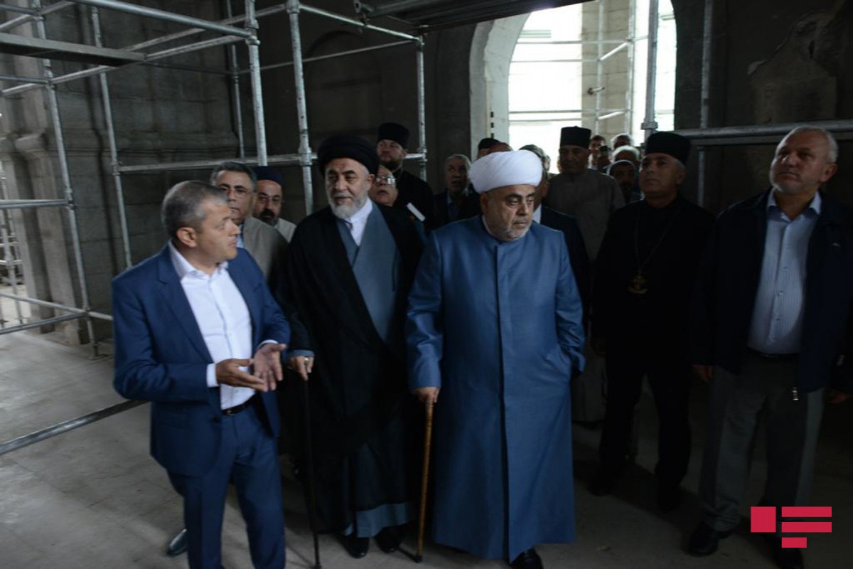 Руководители религиозных конфессий Азербайджана посетили церковь Газанчи в Шуше