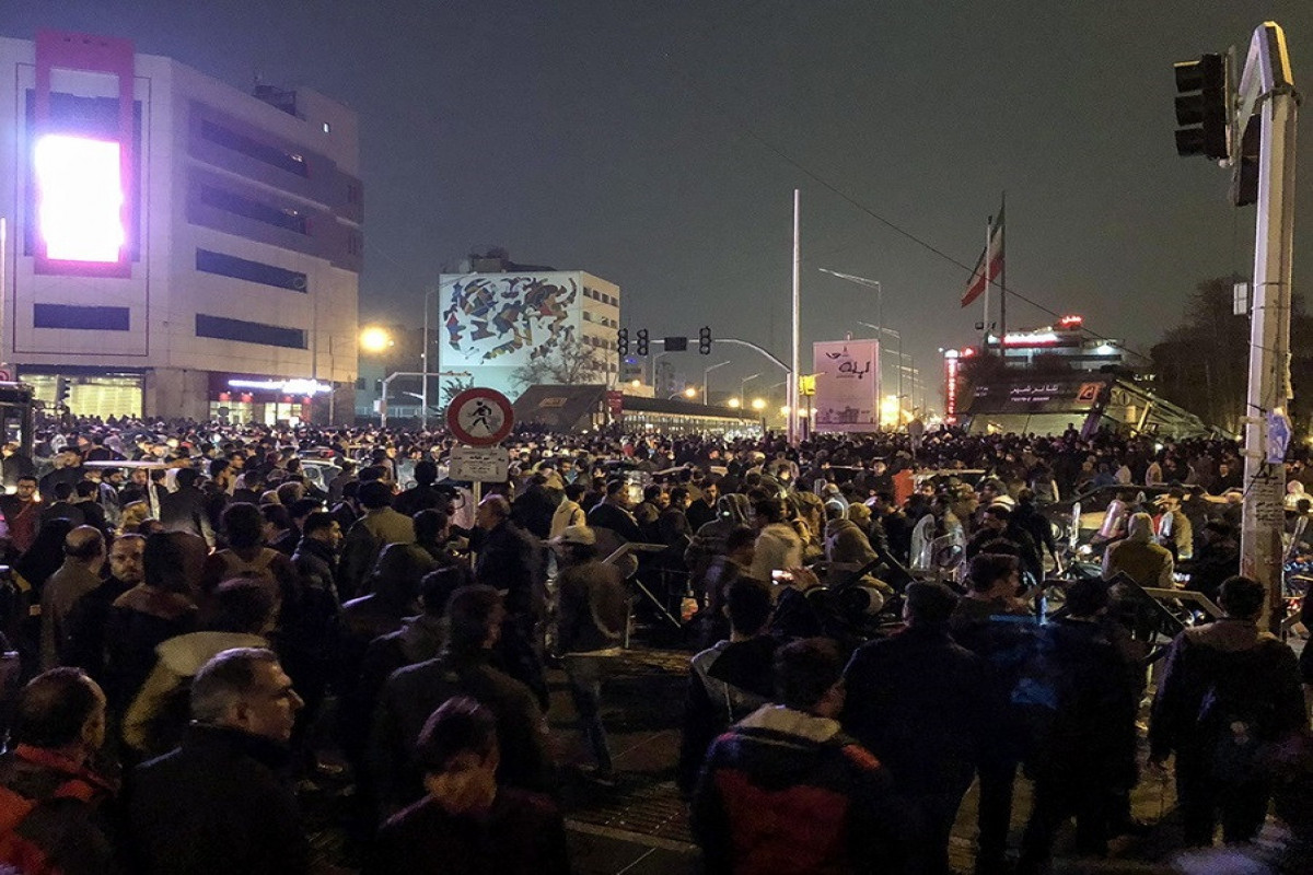 Акция протеста в Иране