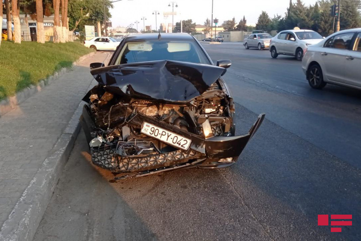 ДТП во время свадебного кортежа в Баку