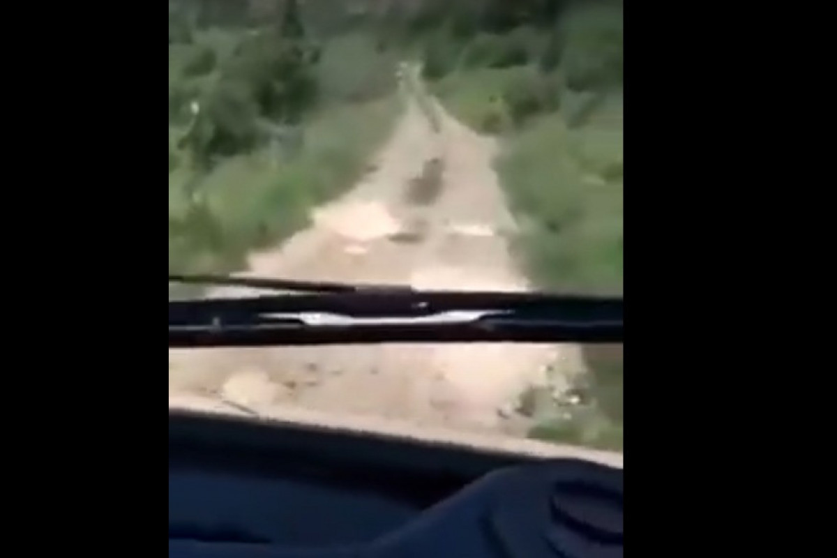 Момент подрыва на мине журналистов в Кяльбаджаре-ВИДЕО 