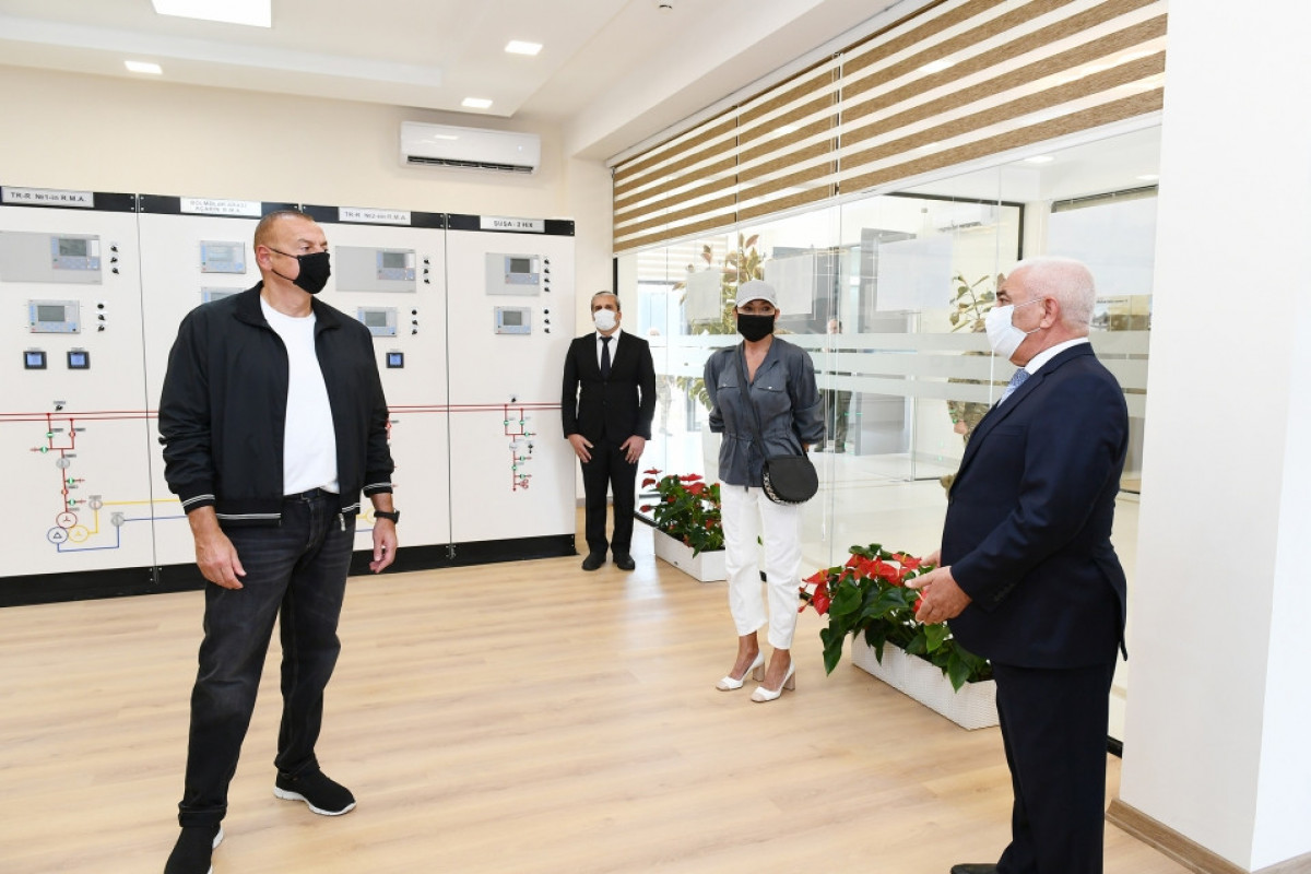 Президент Ильхам Алиев открыл подстанцию «Физули»-ОБНОВЛЕНО -ФОТО 