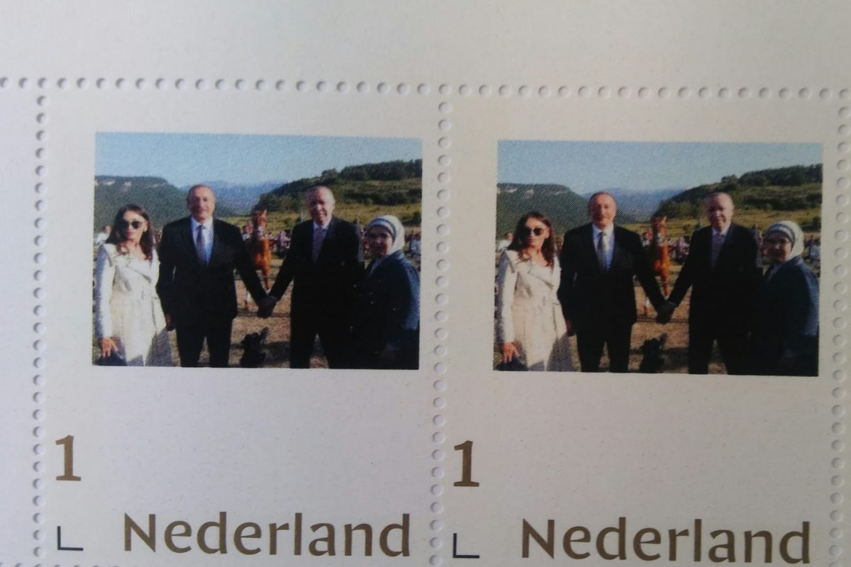 Выпущена международная почтовая марка, посвященная встрече президентов Азербайджана и Турции в Шуше