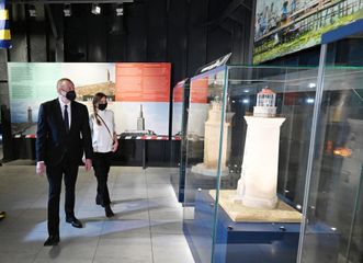 Состоялось открытие созданного впервые в мире в Баку корабля-музея «Сураханы»