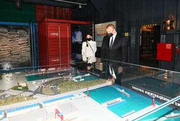 Состоялось открытие созданного впервые в мире в Баку корабля-музея «Сураханы»