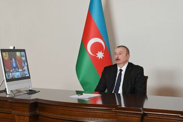 Президент Ильхам Алиев выступил на саммите ОЭС в видеоформате - ОБНОВЛЕНО