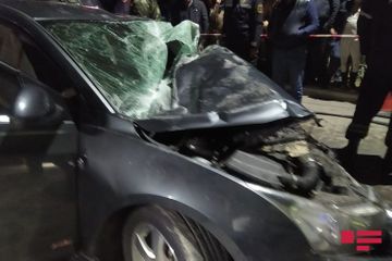 В Гяндже микроавтобус столкнулся с автомобилем, ранены 5 человек - ОБНОВЛЕНО - ФОТО