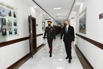 Президент Ильхам Алиев принял участие в открытии воинской части Внутренних войск - ОБНОВЛЕНО