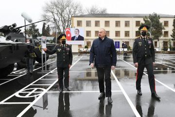 Президент Ильхам Алиев принял участие в открытии воинской части Внутренних войск - ОБНОВЛЕНО