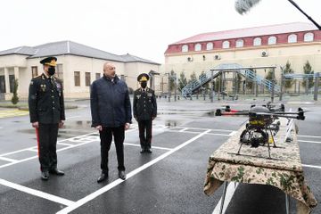 Президент Ильхам Алиев принял участие в открытии воинской части Внутренних войск - ОБНОВЛЕНО