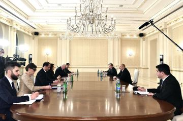 Президент Ильхам Алиев принял делегацию во главе с действующим председателем ОБСЕ - ОБНОВЛЕНО