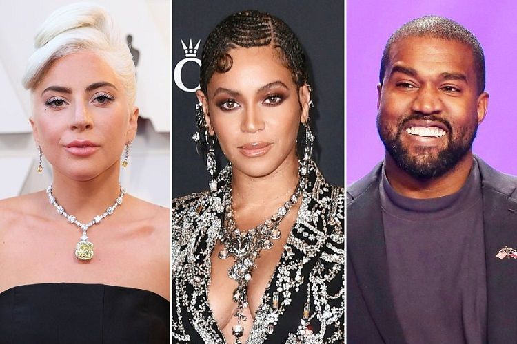 Леди Гага, Бейонсе и Канье Уэст стали лауреатами Grammy