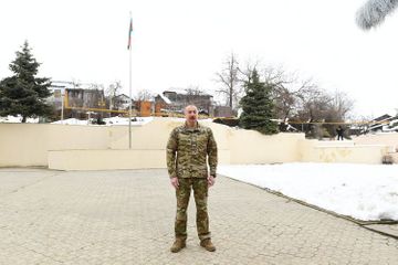 Президент Ильхам Алиев и первая леди Мехрибан Алиева посетили Физулинский и Ходжавендский районы