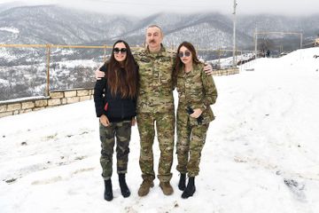 Президент Ильхам Алиев и первая леди Мехрибан Алиева посетили Физулинский и Ходжавендский районы