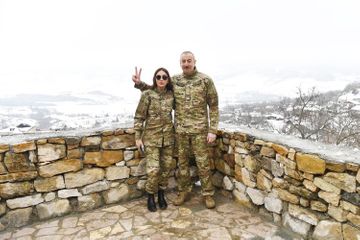 Президент Ильхам Алиев и первая леди Мехрибан Алиева посетили Физулинский и Ходжавендский районы