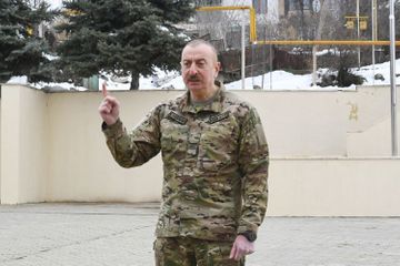Президент Ильхам Алиев и первая леди Мехрибан Алиева посетили Физулинский и Ходжавендский районы