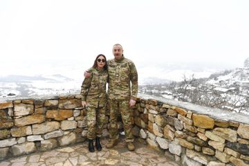 Президент Ильхам Алиев и первая леди Мехрибан Алиева посетили Физулинский и Ходжавендский районы