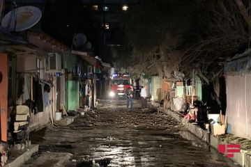 В Баку сгорели 7 домов  - ФОТО