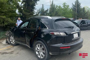 В Агдаме столкнулись два автомобиля, есть погибший и пострадавшие - ФОТО - ОБНОВЛЕНО