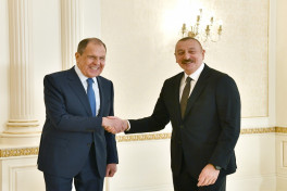 Встреча президента Азербайджана с главой МИД РФ
