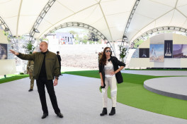 Закладка фундамента новой мечети в Шуше