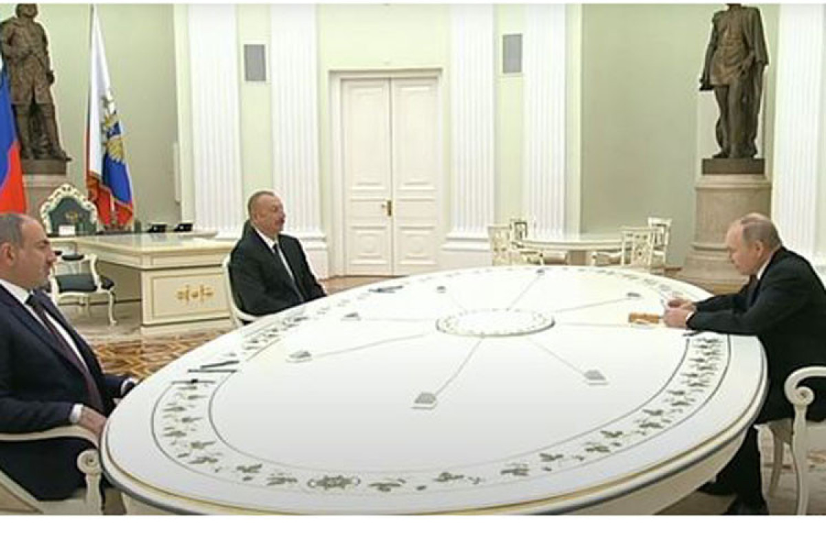 Владимир Путин, Ильхам Алиев, Никол Пашинян