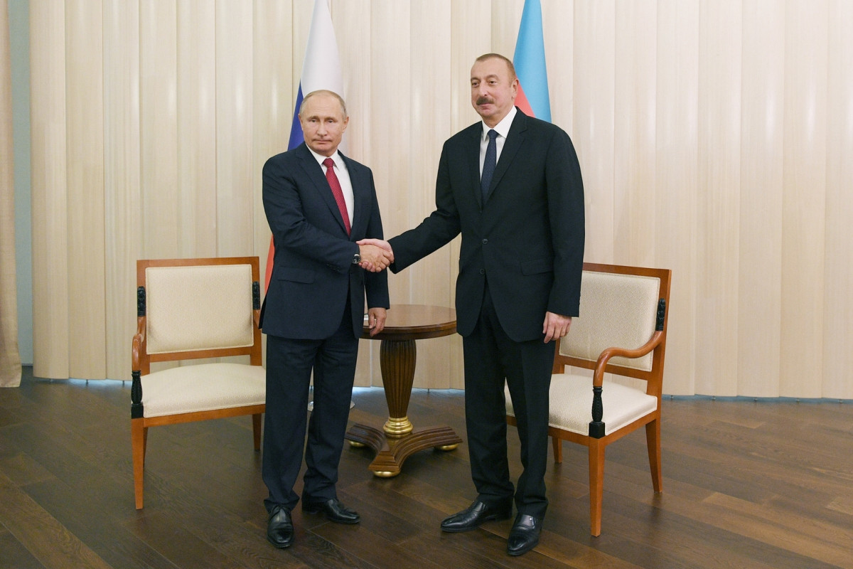 Владимир Путин, Ильхам Алиев