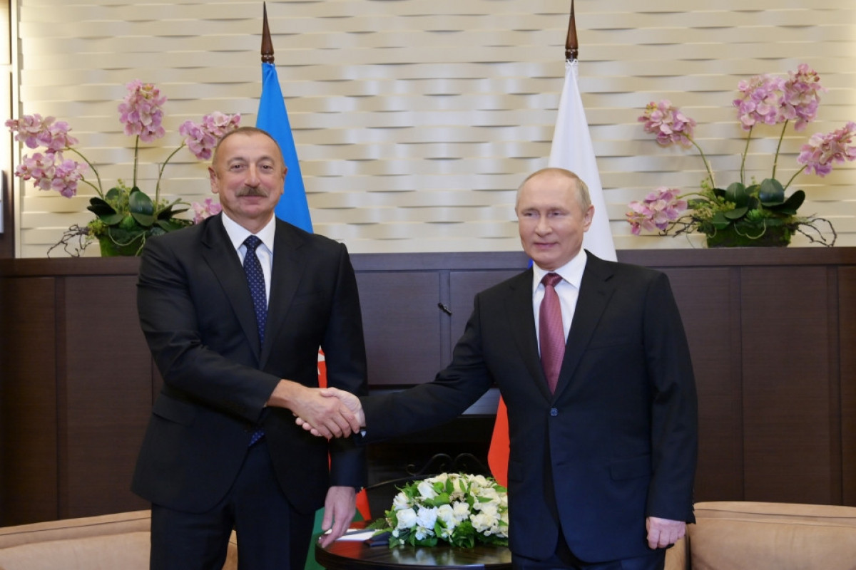 Ильхам Алиев, Владимир Путин