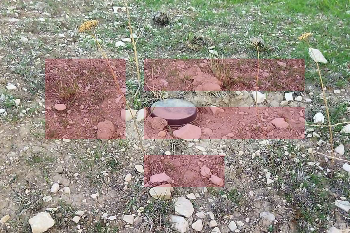 В Джабраильском районе во время ремонтно-строительных работ один человек подорвался на мине