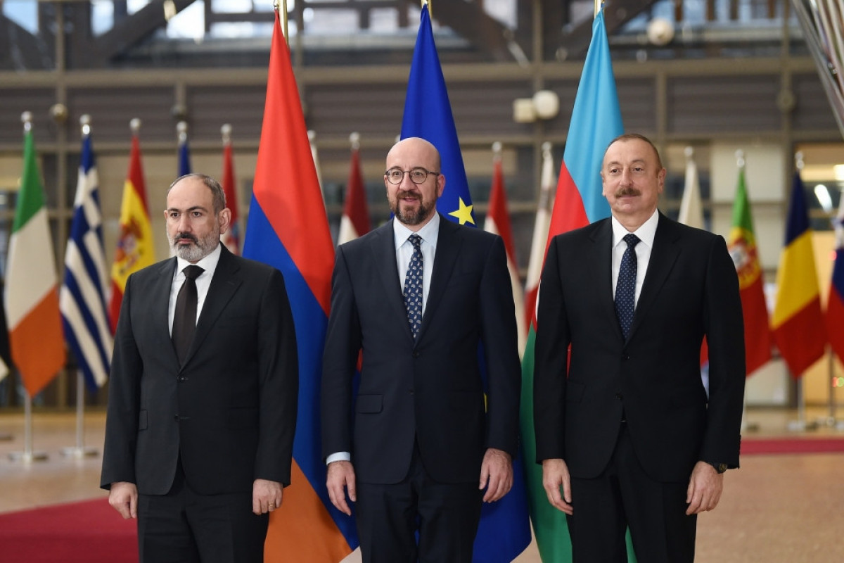 Пашинян, Шарль Мишель, Президент Ильхам Алиев
