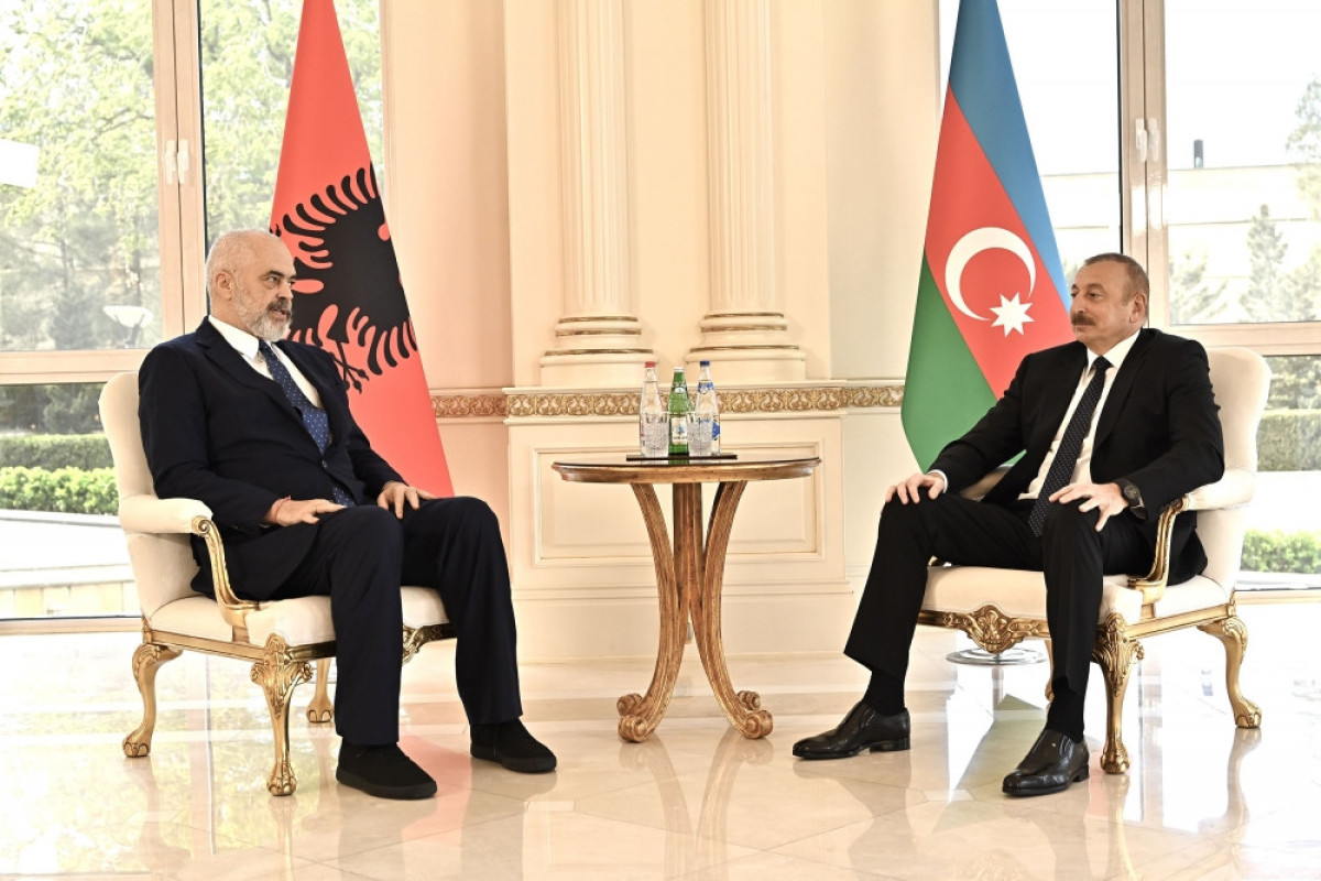 Состоялась встреча один на один Президента Ильхама Алиева с премьер-министром Албании -ОБНОВЛЕНО-1 