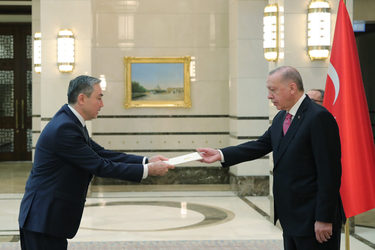 Эрдоган принял нового посла Казахстана