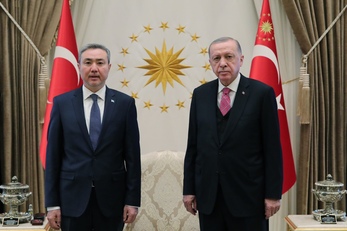 Эрдоган принял нового посла Казахстана