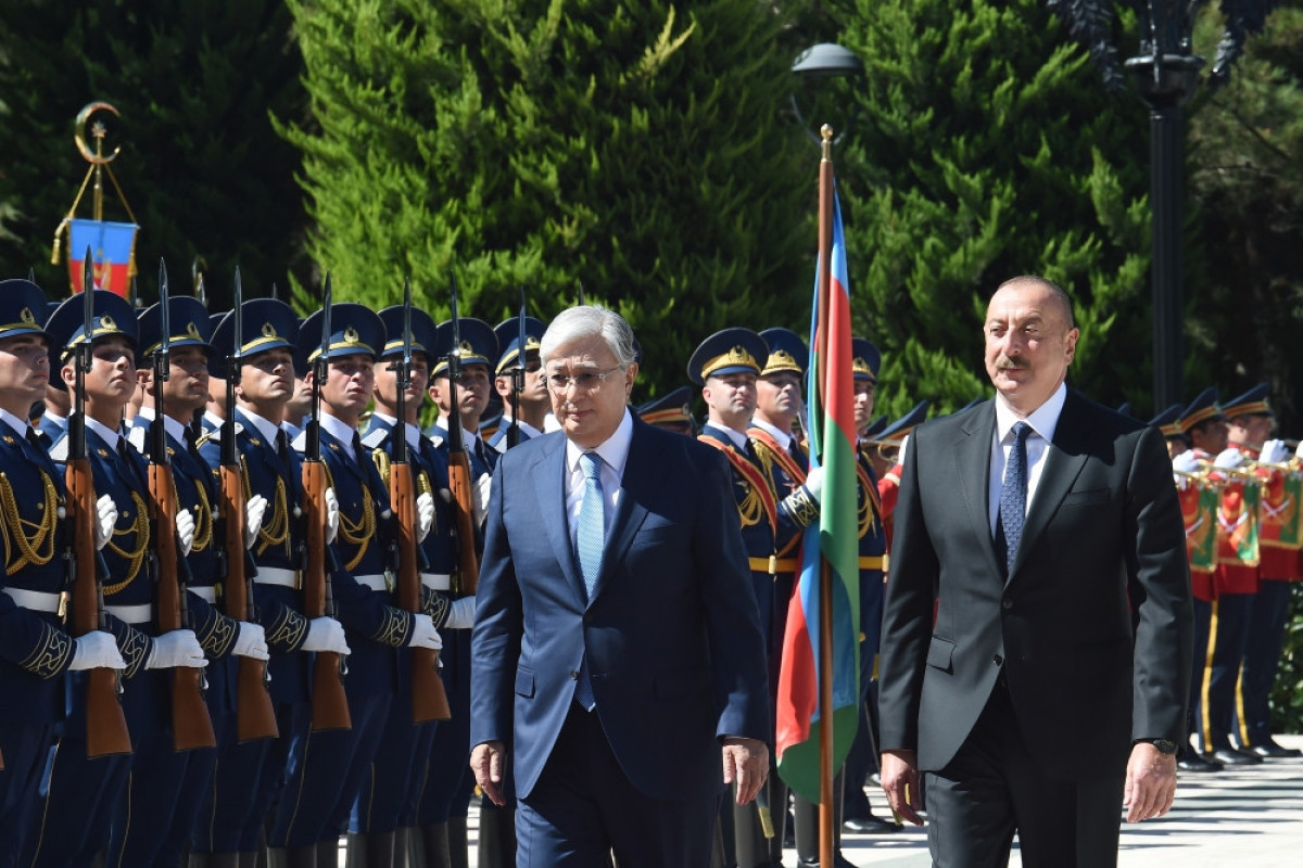 Состоялась церемония официальной встречи Президента Казахстана