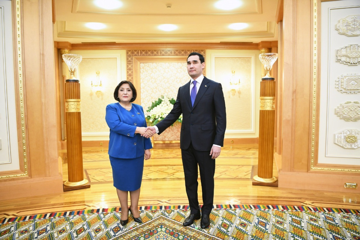 Сахиба Гафарова встретилась с Президентом Туркменистана