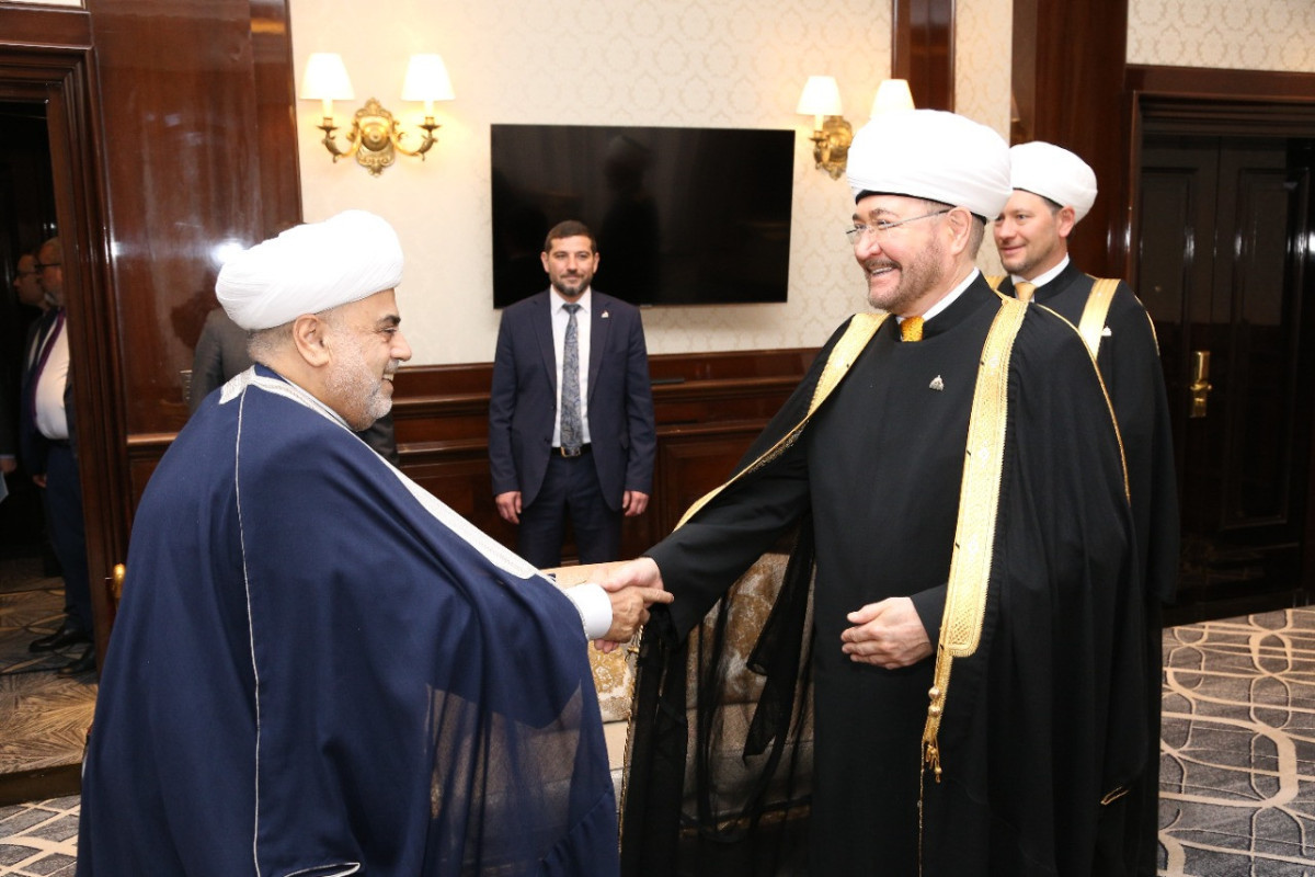 Аллахшукюр Пашазаде встретился в Москве с председателем Духовного управления мусульман России