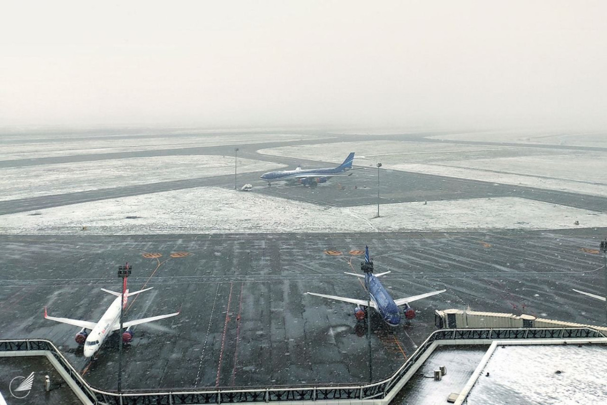 В аэропортах Москвы более 50 рейсов отменены из-за снежной погоды