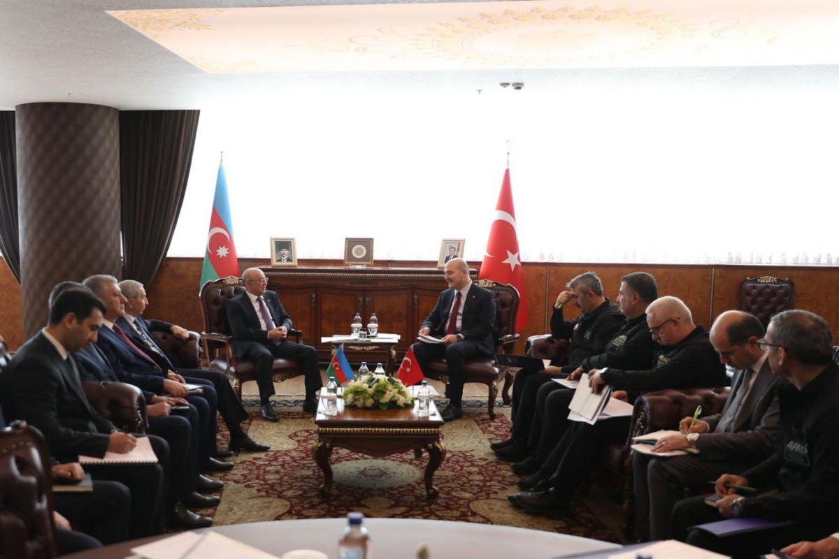 Кямаледдин Гейдаров встретился с министром внутренних дел Турции - ФОТО 