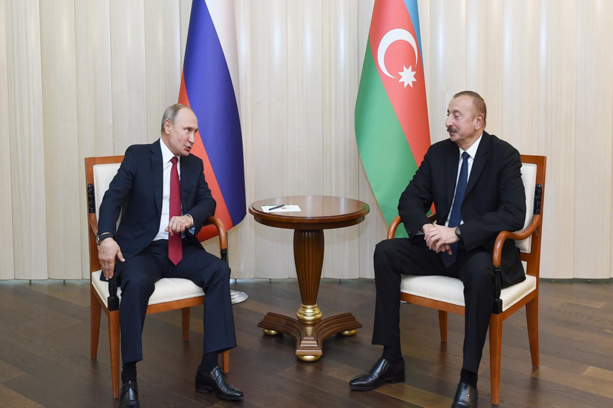 Владимир Путин, Ильхам Алиев