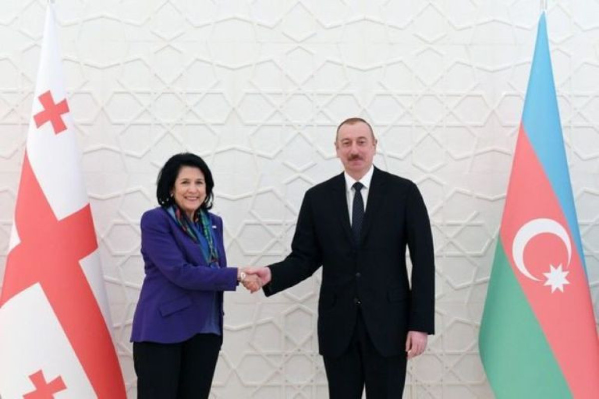 Саломе Зурабишвили, Президент Ильхам Алиев