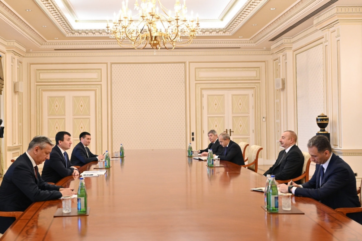 Президент Ильхам Алиев принял заместителя премьер-министра Узбекистана-ОБНОВЛЕНО 
