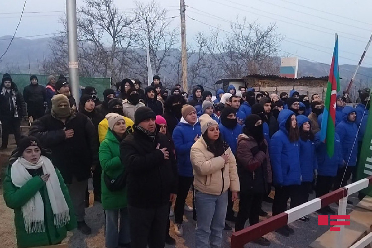 Протесты на дороге Ханкенди-Лачин продолжаются уже семнадцать дней-ФОТО 
