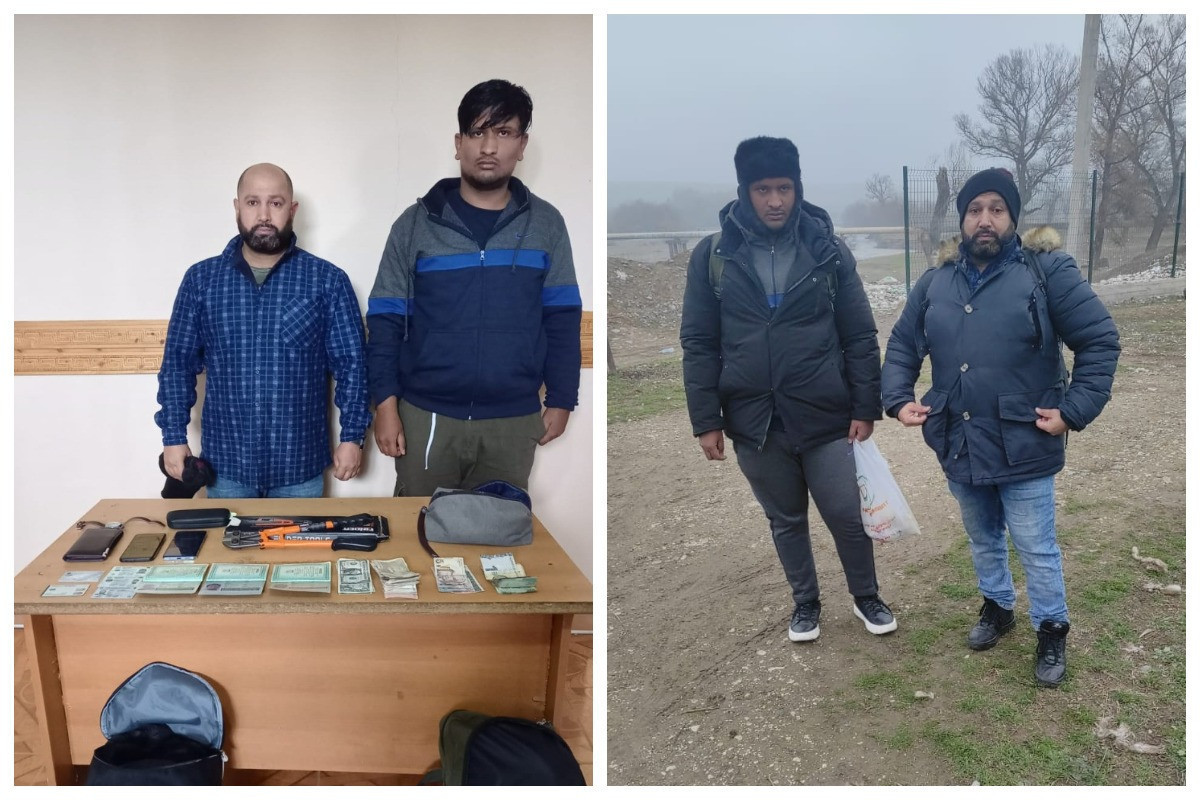 При попытке нарушить госграницу Азербайджана задержаны двое граждан Пакистана