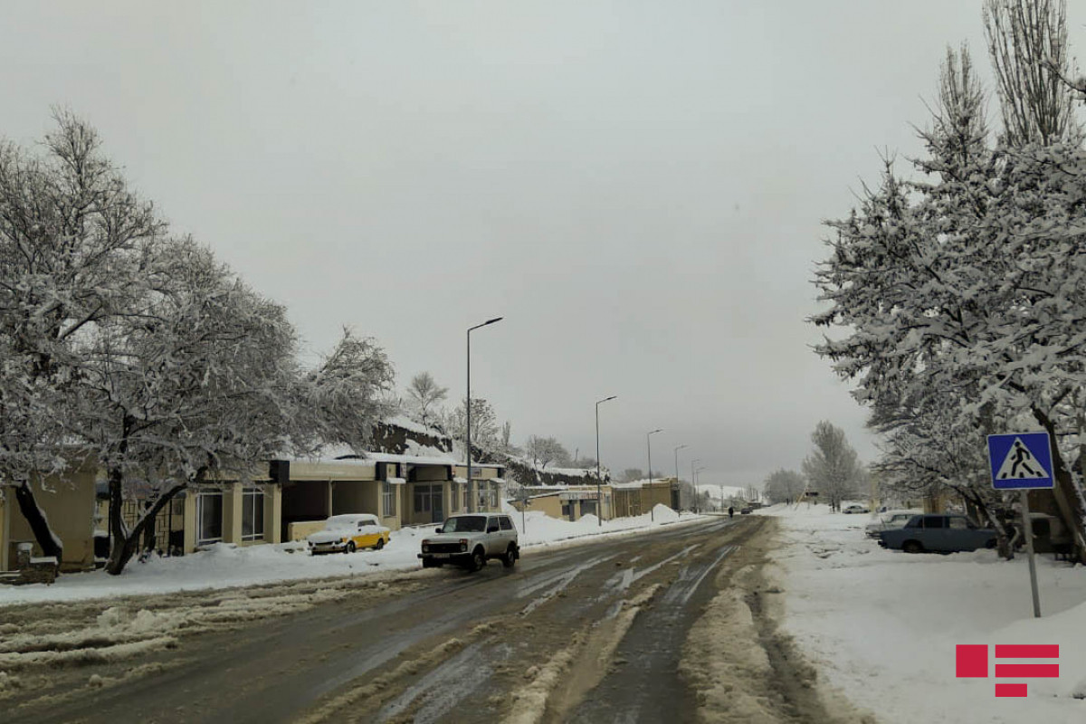 В районах Азербайджана выпал снег-ФАКТИЧЕСКАЯ ПОГОДА 
