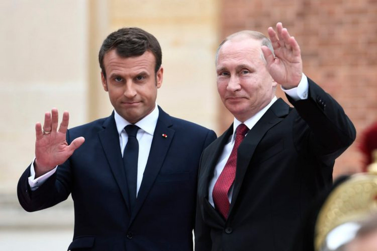 Эмманюэль Макрон, Владимир Путин