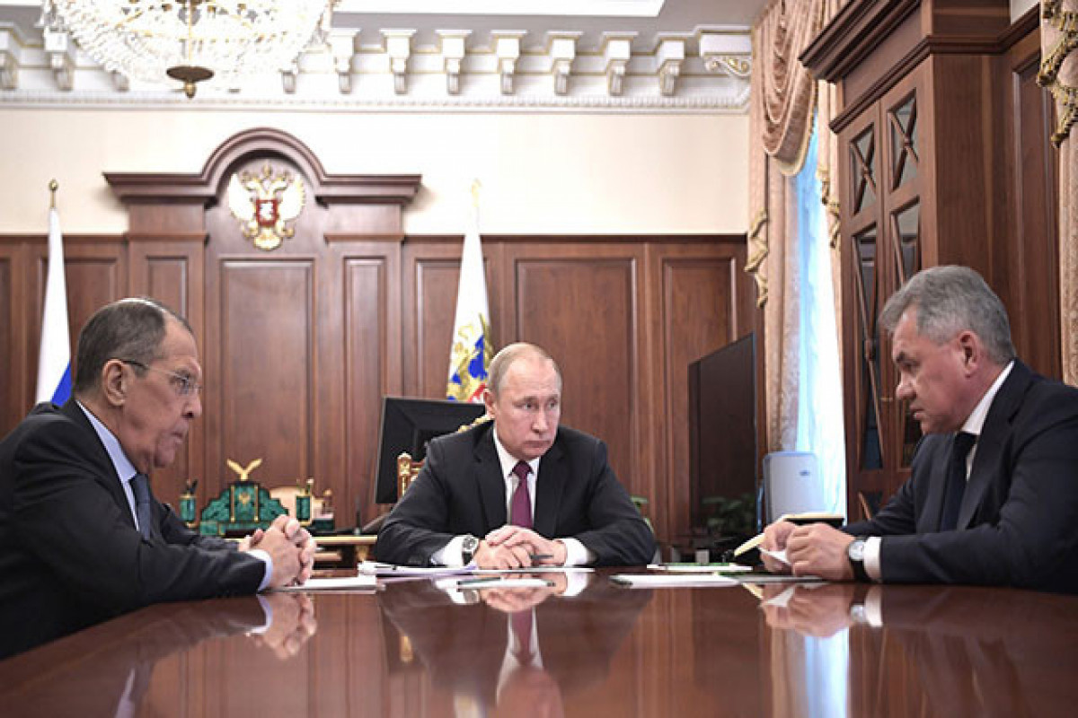 Лавров, Путин, Шойгу